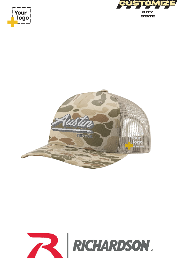 Custom Richardson 112PFP Trucker - Script Embroidered