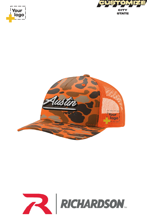 Custom Richardson 112PFP Trucker - Script Embroidered