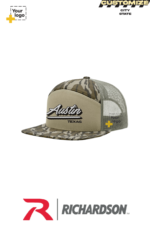 Custom Richardson 168P Trucker - Script Embroidered