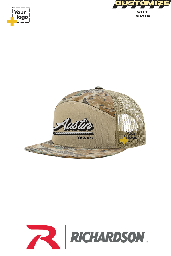 Custom Richardson 168P Trucker - Script Embroidered