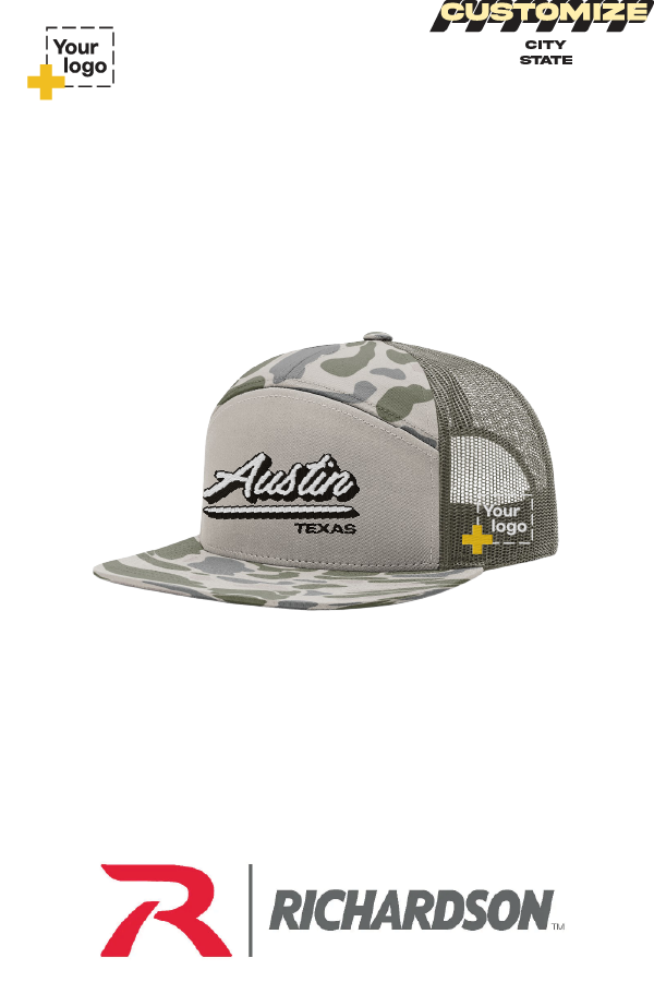 Custom Richardson 168P Trucker - Script Embroidered