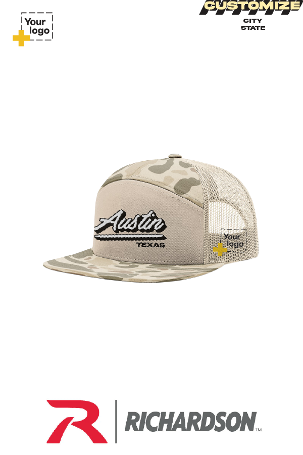 Custom Richardson 168P Trucker - Script Embroidered