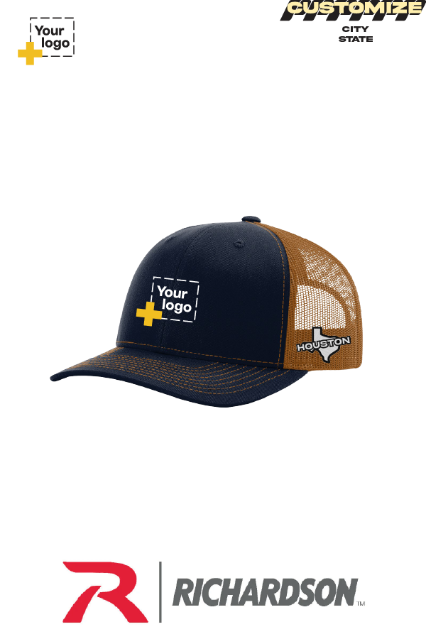 Custom Richardson 112 Trucker - City State Embroidered