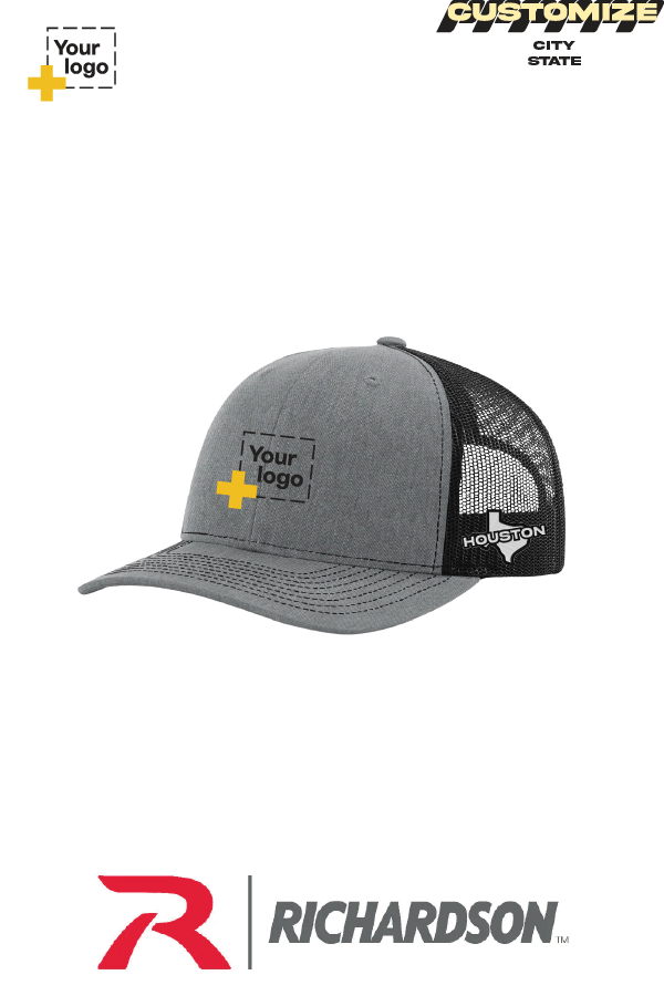 Custom Richardson 112 Trucker - City State Embroidered
