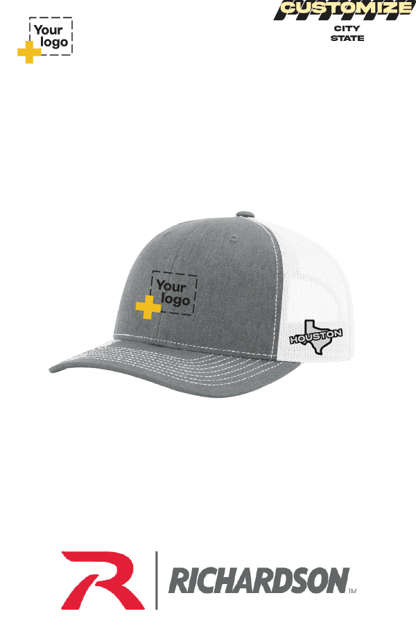 Custom Richardson 112 Trucker - City State Embroidered