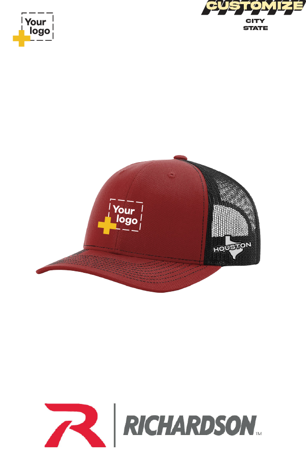 Custom Richardson 112 Trucker - City State Embroidered