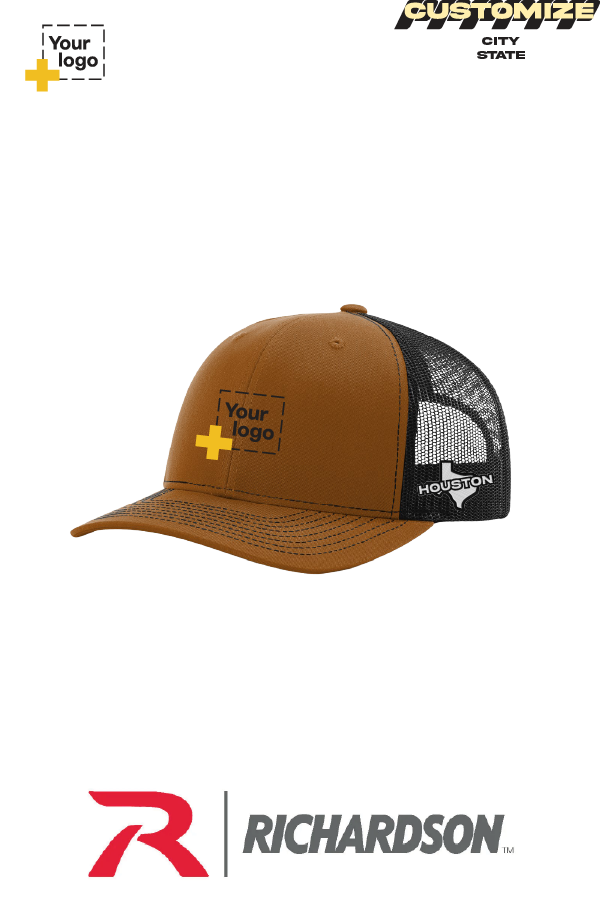 Custom Richardson 112 Trucker - City State Embroidered