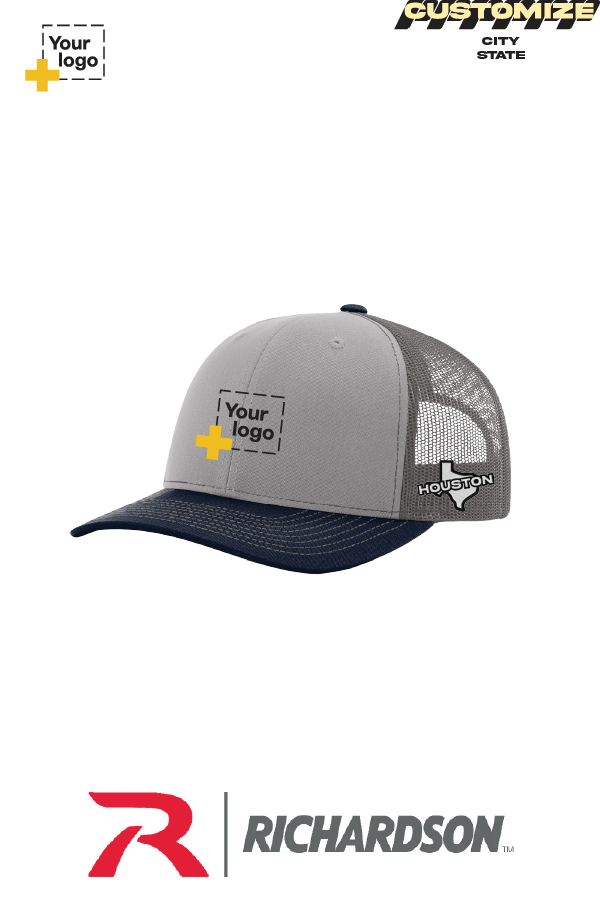 Custom Richardson 112 Trucker - City State Embroidered