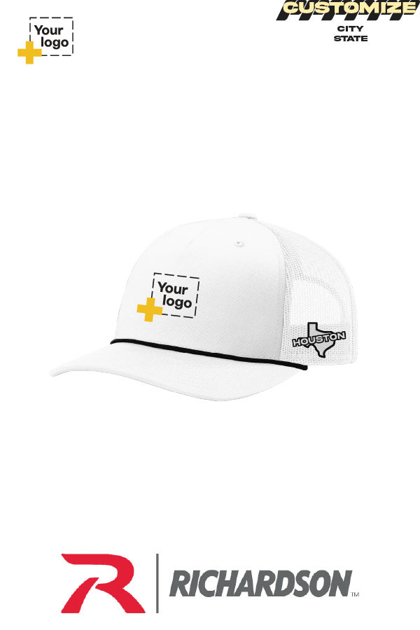 Custom Richardson 112FPR Trucker - City State Embroidered