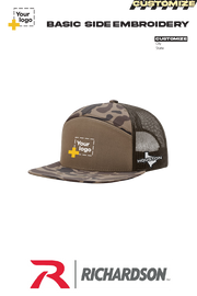 Custom Richardson 168P Trucker - City State Embroidered