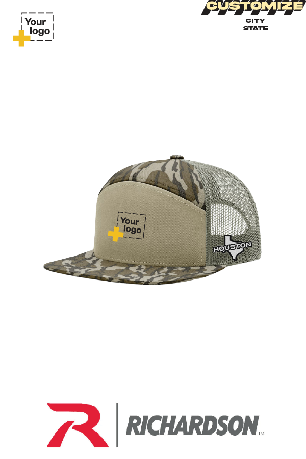 Custom Richardson 168P Trucker - City State Embroidered