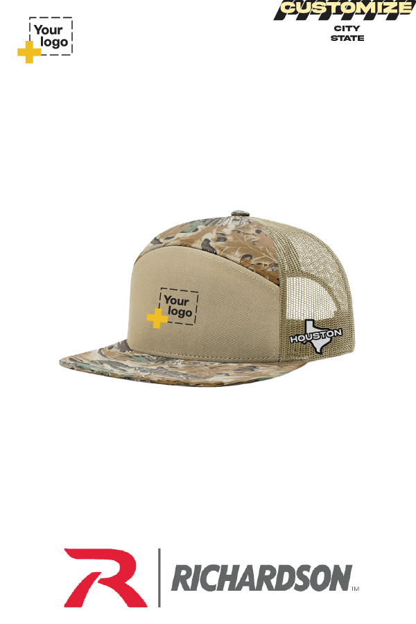 Custom Richardson 168P Trucker - City State Embroidered