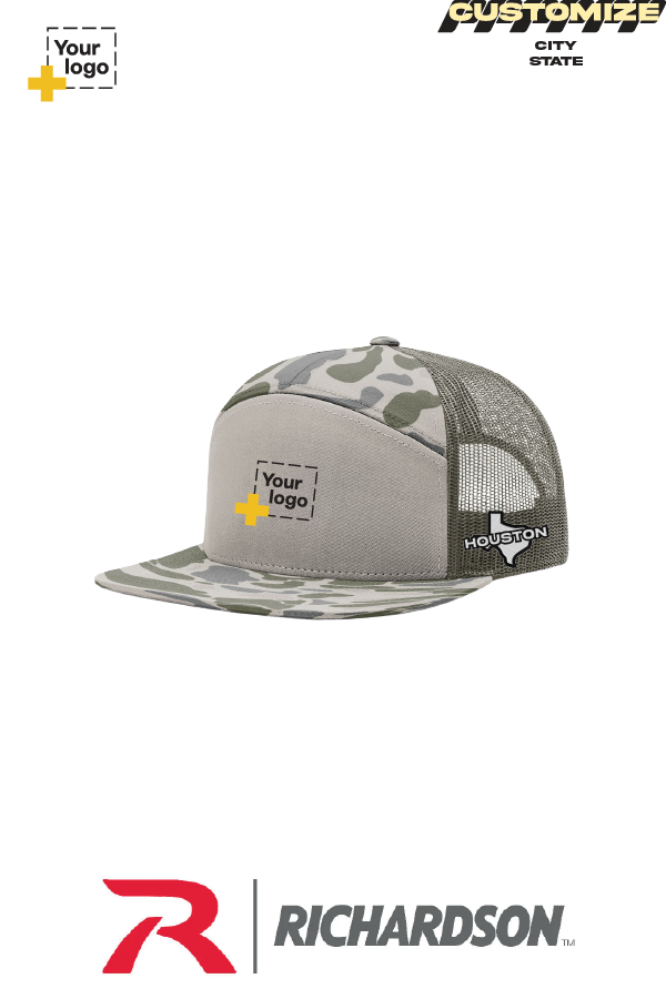 Custom Richardson 168P Trucker - City State Embroidered