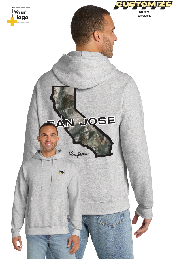Custom Core Fleece Pullover Hooded Sweatshirt - Terra Camo